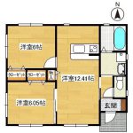 岩沼市桜2丁目　賃貸一戸建て　 画像1